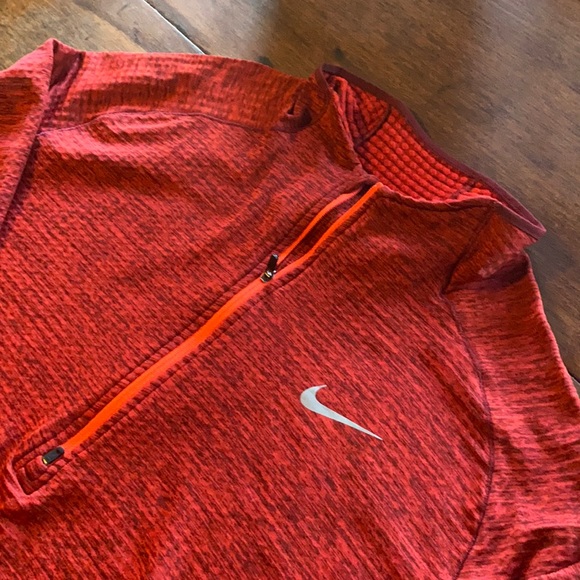 Nike Other - Nike Dri-Fit Quarter Zip Base-layer or Pullover in Red